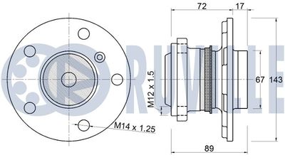 SET RULMENT ROATA RUVILLE 221906 1