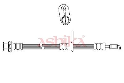 Holder, bremseslange ASHIKA 69-02-2040 for TOYOTA