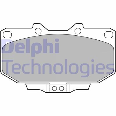 Комплект тормозных колодок, дисковый тормоз DELPHI LP1056 для NISSAN 300ZX