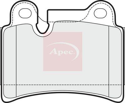 APEC Brake Pad Set, disc brake PAD1523