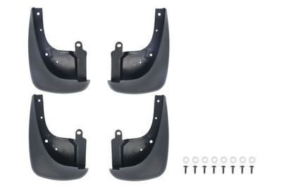 Spatlap Achter/Voor Links/Rechts (set 4 stuks.) past: HYUNDAI ELANTRA III 10.03-07.06