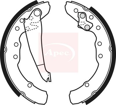 APEC Brake Shoe Set SHU498