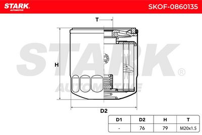 маслен филтър STARK SKOF-0860135