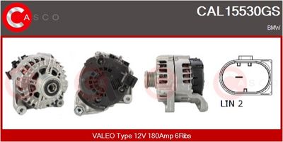 GENERATOR / ALTERNATOR CASCO CAL15530GS