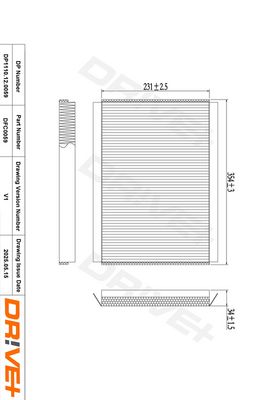 FILTER INNENRAUMLUFT DR!VE+ DP1110120059 8