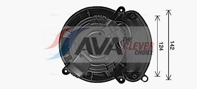 вентилатор вътрешно пространство AVA Clever Choice RT8671