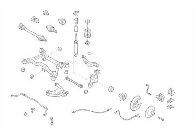 RADAUFHäNGUNG DELPHI OEAUDI000015508R