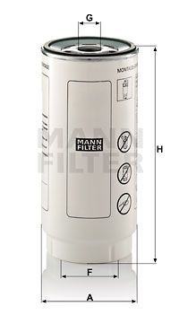 Bränslefilter MANN-FILTER PL 420/7 x