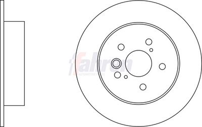 Fahren Brake Disc FBD6126