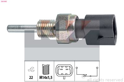 Przełącznik, światło cofania KW 560 065