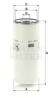 Oljefilter MANN-FILTER W 11 102/10