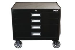 Laser Tools Workshop Trolley - 4 Drawers