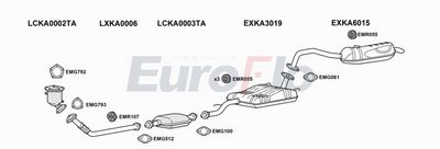 Układ wydechowy EUROFLO KASOR240302LHD