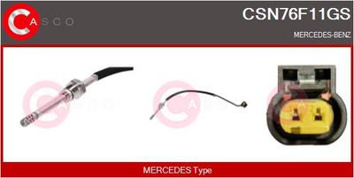 SENZOR TEMPERATURA GAZE EVACUARE CASCO CSN76F11GS