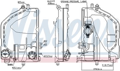 Expansion Tank, coolant 996022