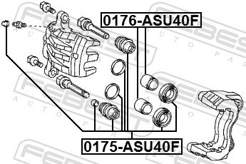SET REPARATIE ETRIER FEBEST 0175ASU40F 1