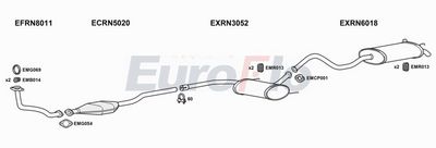 Układ wydechowy EUROFLO RNLAG22D3004