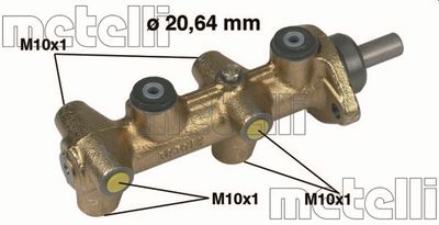 Главный тормозной цилиндр METELLI 05-0041 для VW SANTANA