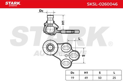 Шарнири STARK SKSL-0260046