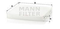 Фильтр, воздух во внутренном пространстве MANN-FILTER CU 2358 для HONDA CR-V