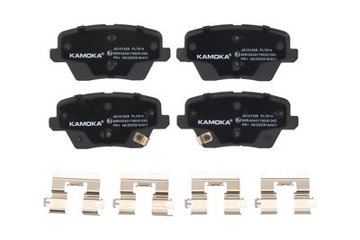 комплект спирачно феродо, дискови спирачки KAMOKA JQ101028