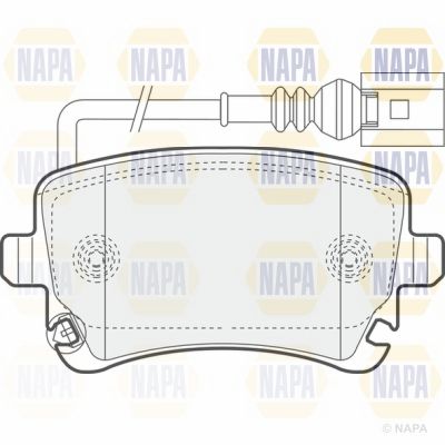 Brake Pad Set NAPA NBP1272