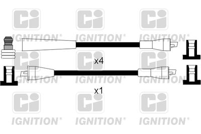 Комплект проводов зажигания QUINTON HAZELL XC411 для PEUGEOT 204