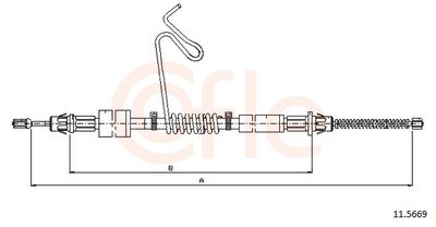 CABLU FRANA DE PARCARE