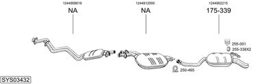 Układ wydechowy BOSAL SYS03432
