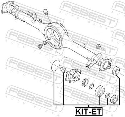 Bearing, drive shaft KIT-ET