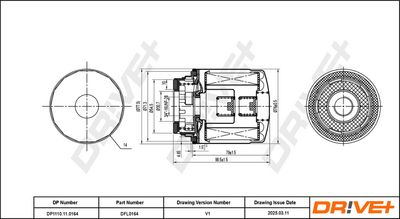 ÖLFILTER DR!VE+ DP1110110164 1