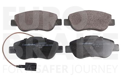 Комплект тормозных колодок, дисковый тормоз EUROBRAKE 5502222384 для FIAT PANDA