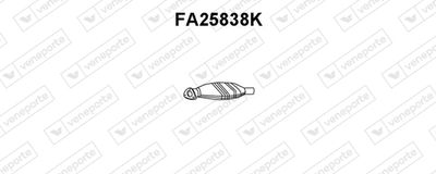 Катализатор VENEPORTE FA25838K для FIAT BRAVA