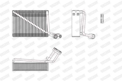 VERDAMPFER KLIMAANLAGE WALKER WEV00096 7