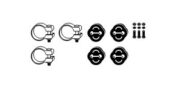 MONTAGESATZ ABGASANLAGE