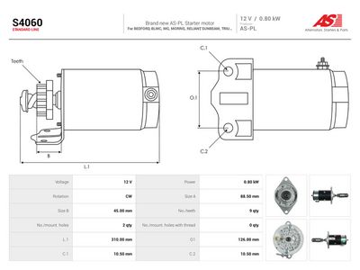 Startér AS-PL S4060