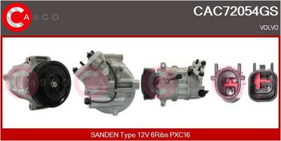 COMPRESOR CLIMATIZARE CASCO CAC72054GS