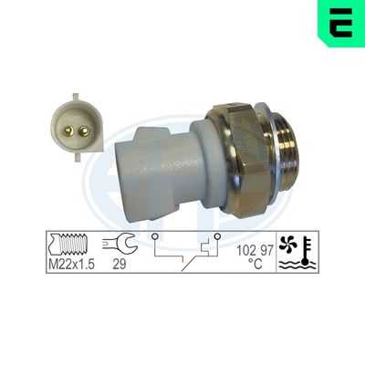 COMUTATOR TEMPERATURA VENTILATOR RADIATOR ERA 330185