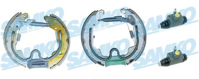 SAMKO KEG525 Ремкомплект барабанных колодок для OPEL AGILA (A) (H00) 1.3 CDTI (F68)
