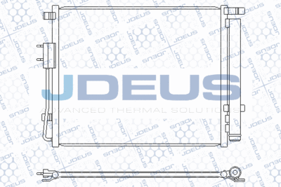 Конденсатор, кондиционер JDEUS M-7540480 для HYUNDAI GRAND SANTA FE