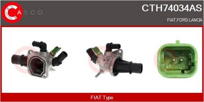 TERMOSTAT LICHID RACIRE CASCO CTH74034AS