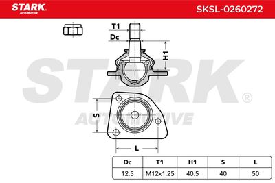 Шарнири STARK SKSL-0260272