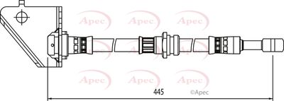 Brake Hose APEC HOS4022