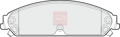 APEC Brake Pad Set, disc brake PAD1557