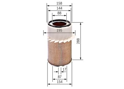 BOSCH Luftfilter