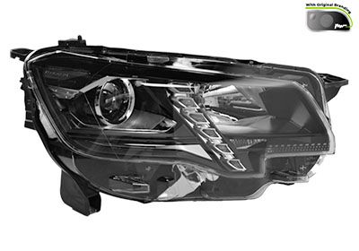 Reflektor VAN WEZEL 4091964V