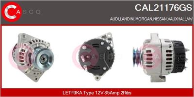 Генератор CASCO CAL21176GS для MORGAN PLUS