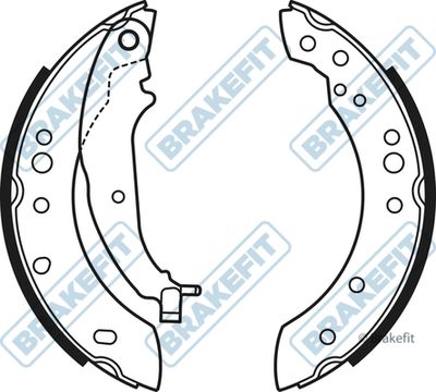 APEC Brake Shoe Set BSH1064