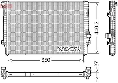 Радиатор, охлаждение двигателя DENSO DRM32049 для SKODA KODIAQ