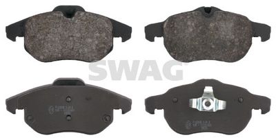 комплект спирачно феродо, дискови спирачки SWAG 40 91 6492